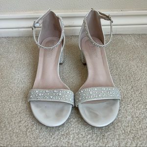 Iridescent Pearl Heels